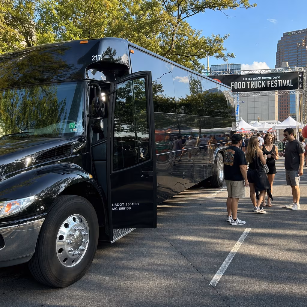 The Complete Guide to Group Transportation for the Little Rock Downtown Food Truck Festival
