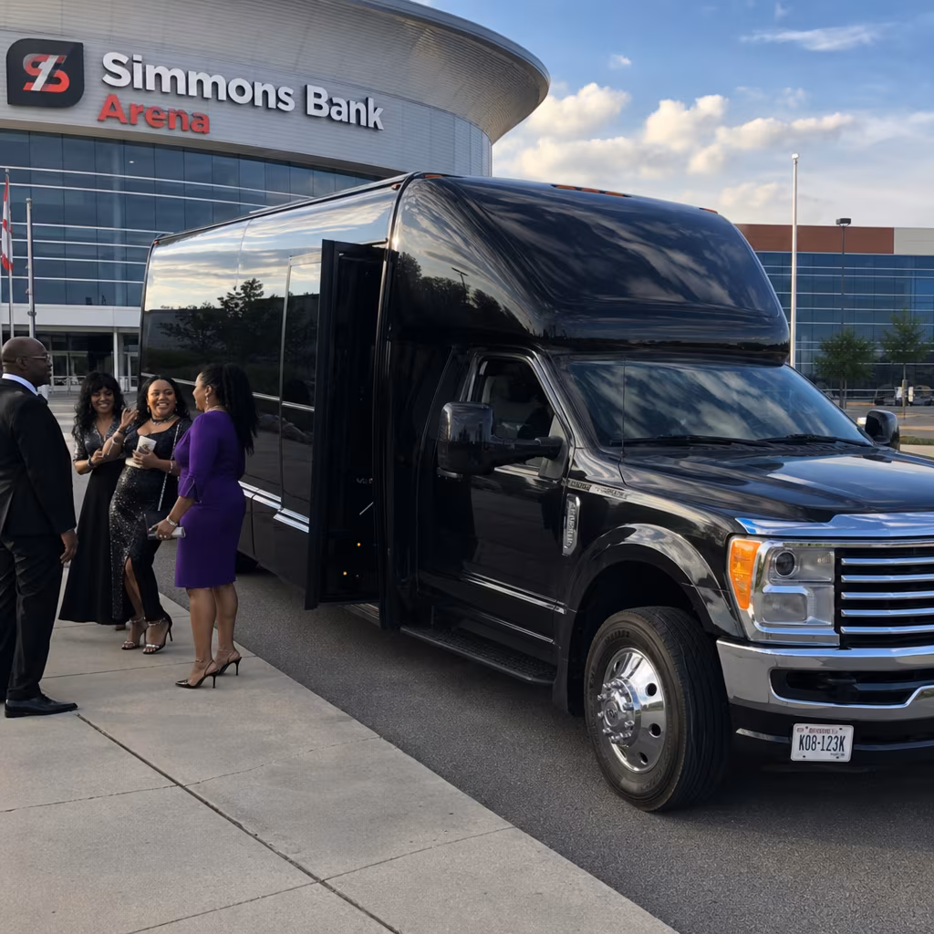 Rent a Bus to Simmons Bank Arena