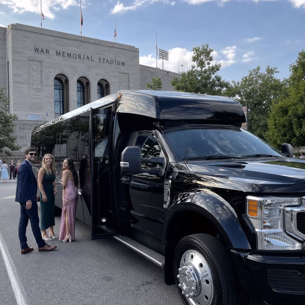Rent a Bus to War Memorial Stadium