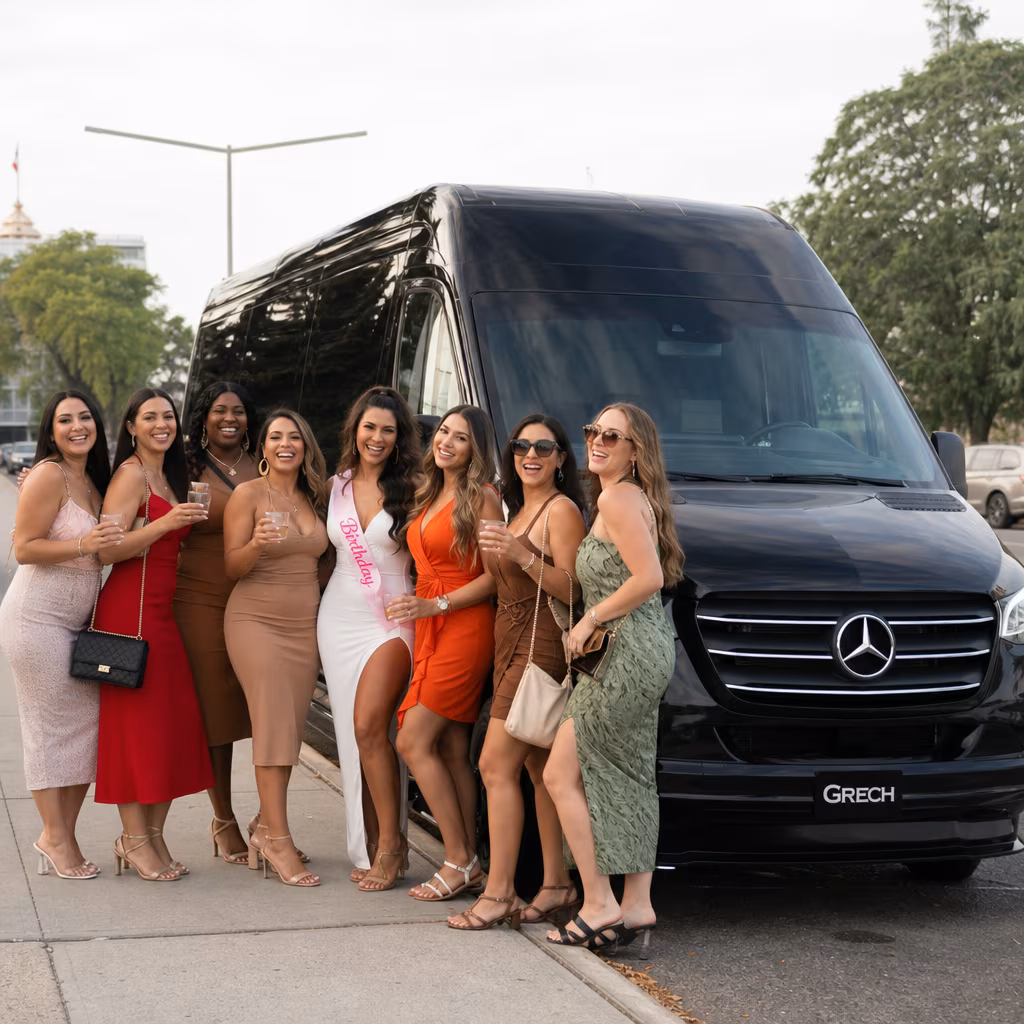 Birthday party bus