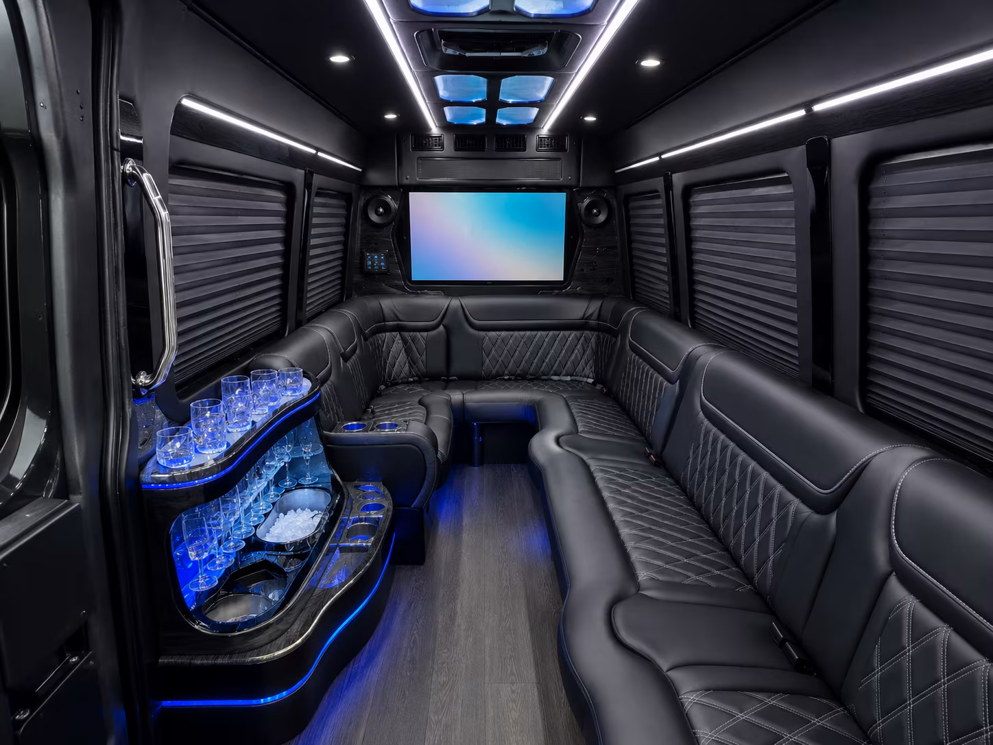 Little Rock Airport Shuttle & Transportation party bus exterior