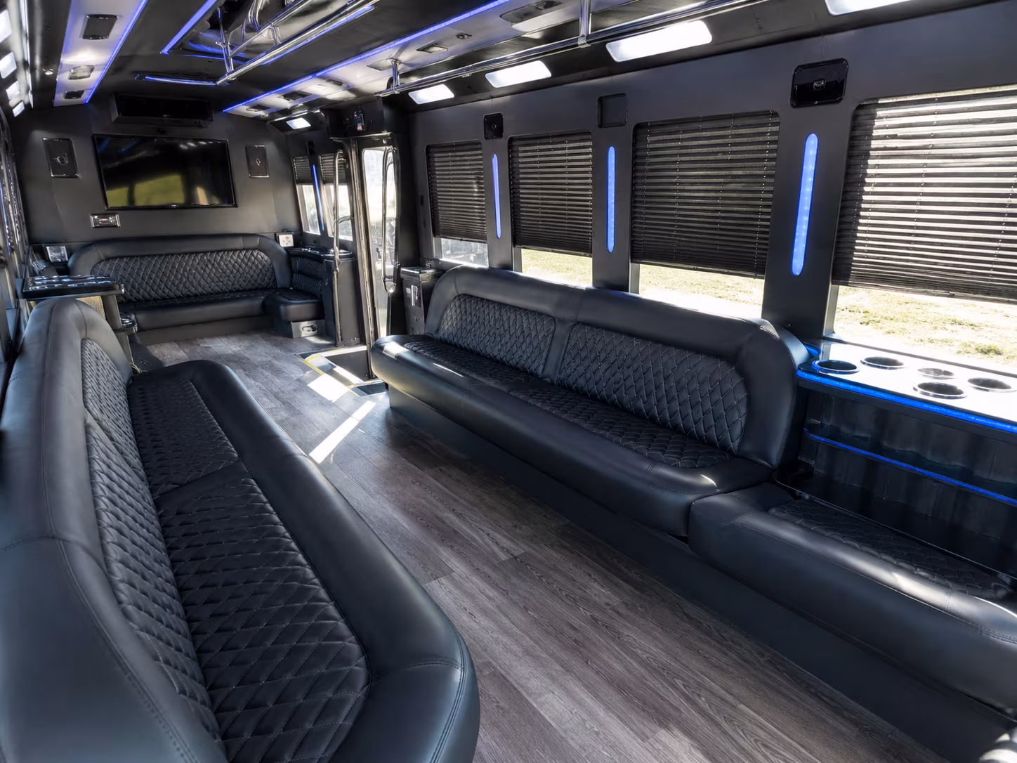 Little Rock Concert & Music Festival Transportation party bus interior
