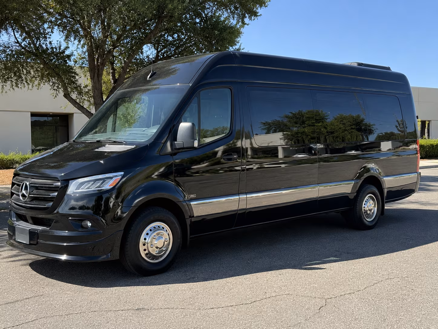 Little Rock Corporate Transportation party bus exterior