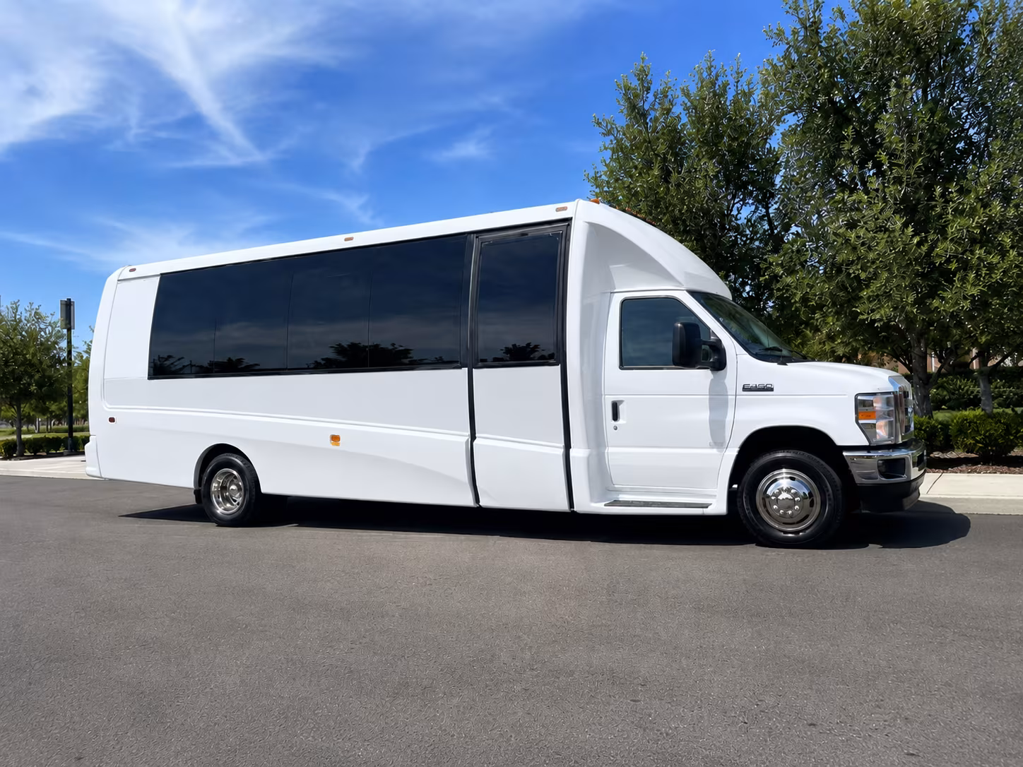 Little Rock Corporate Transportation party bus exterior