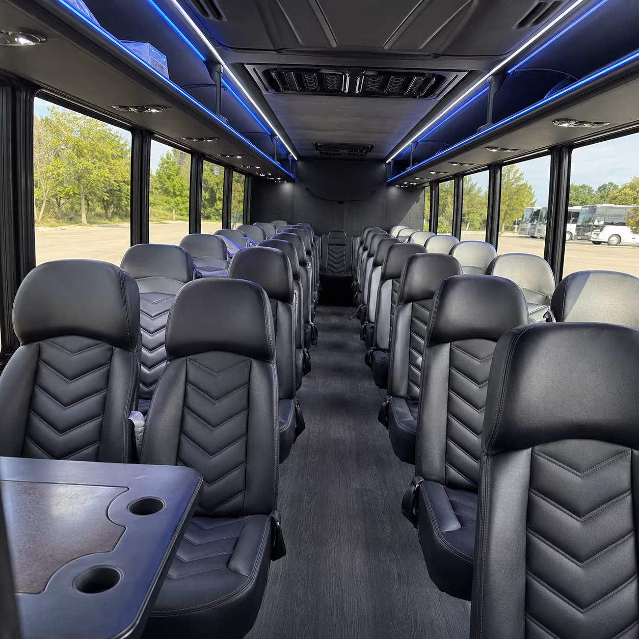 Little Rock Corporate Transportation party bus exterior