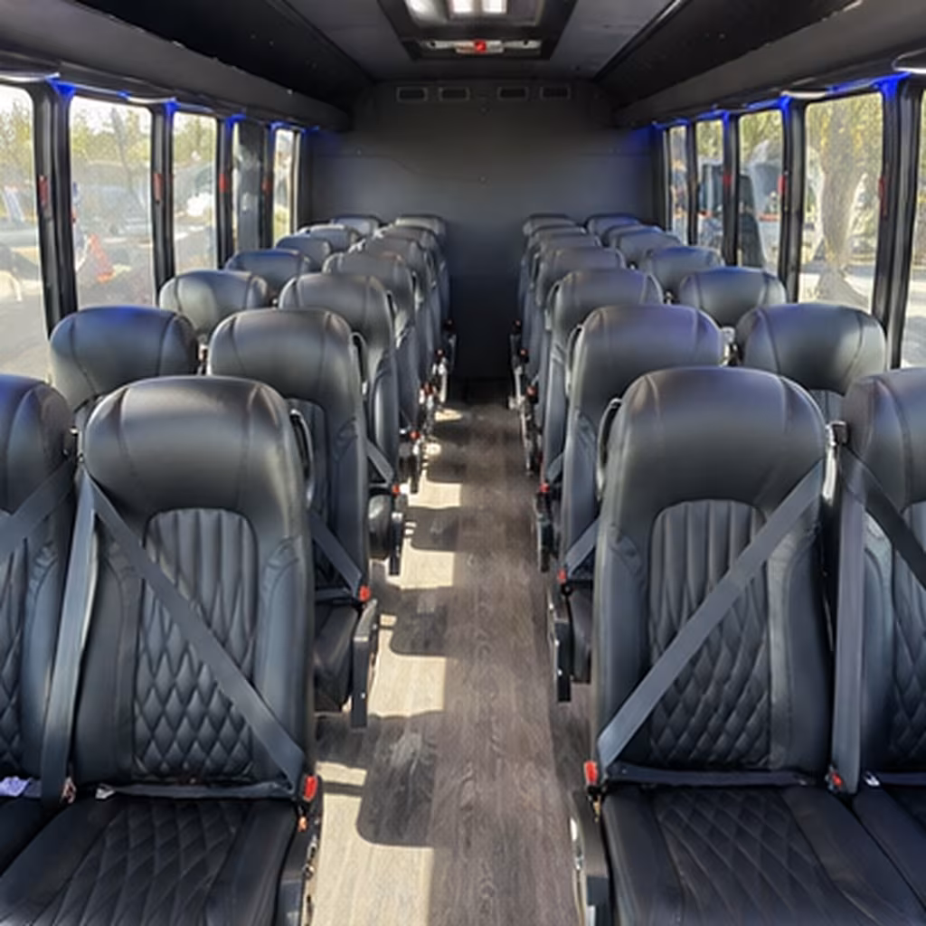 Little Rock Corporate Transportation onboard seating