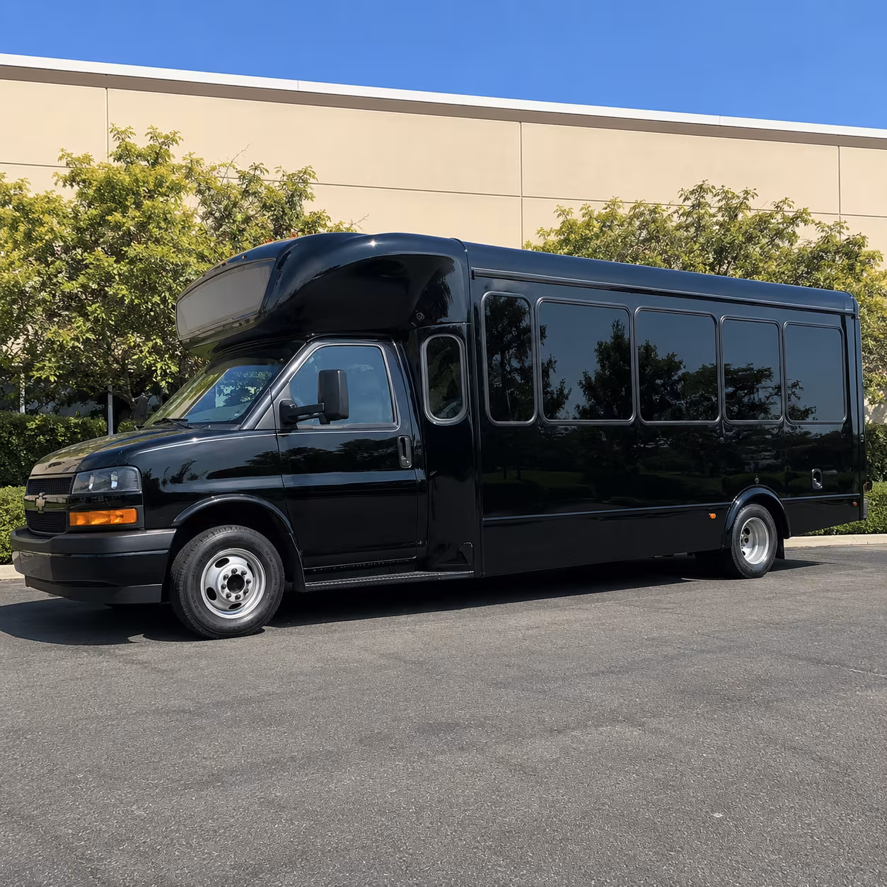 Little Rock Prom & Homecoming Transportation party bus exterior