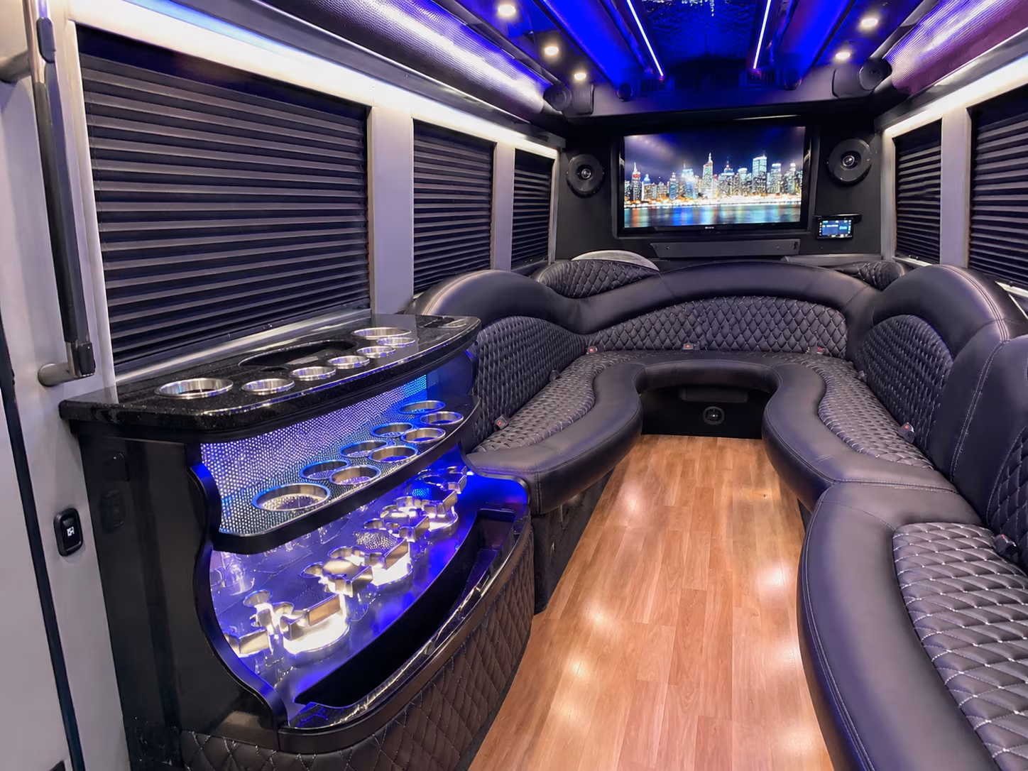 Little Rock Prom & Homecoming Transportation onboard seating