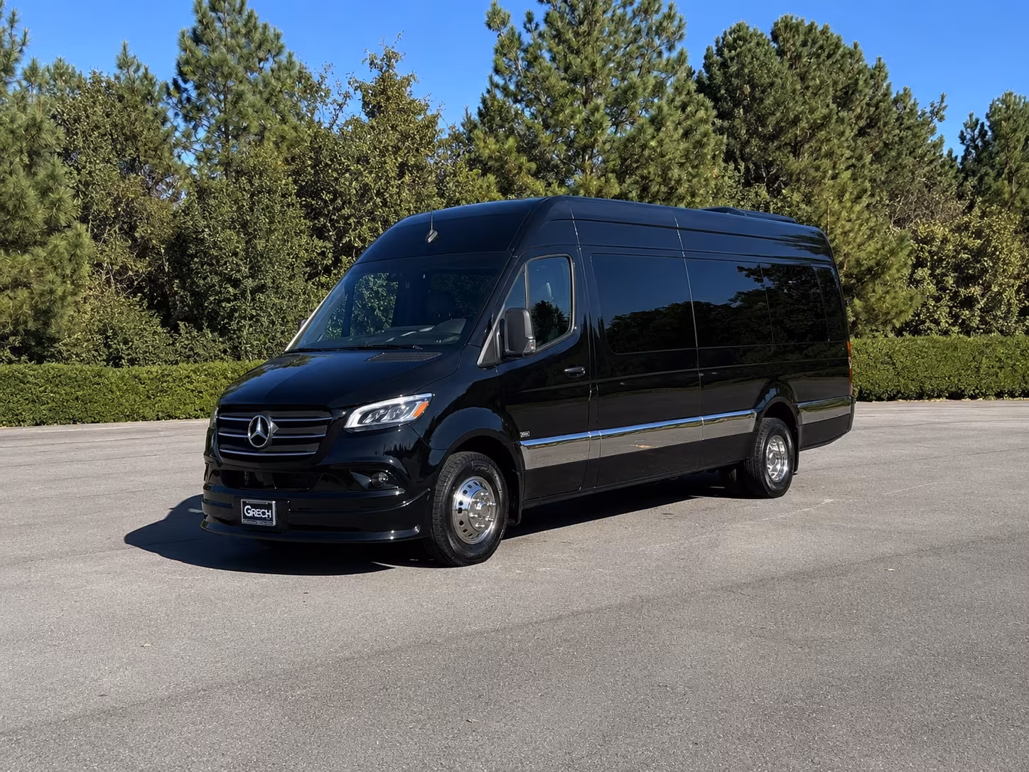 Little Rock School Event Transportation party bus exterior