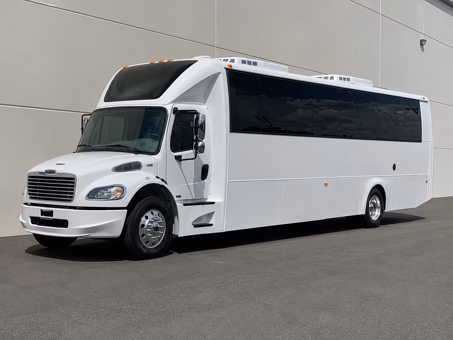 Little Rock Sporting Event Transportation party bus exterior