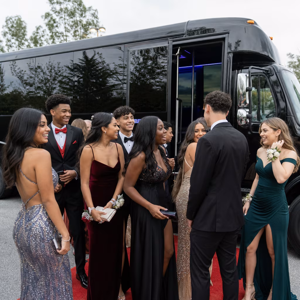 Little Rock Prom Party Bus Rental