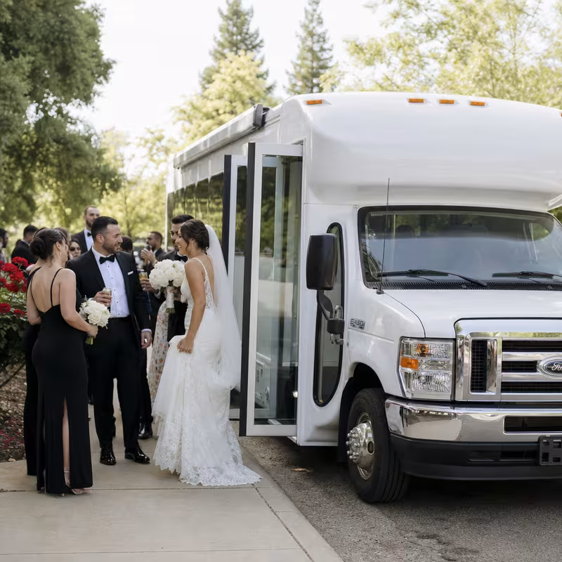Little Rock Wedding Transportation fleet vehicle